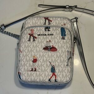 NWT Michael Kors White Crossbody Bag
